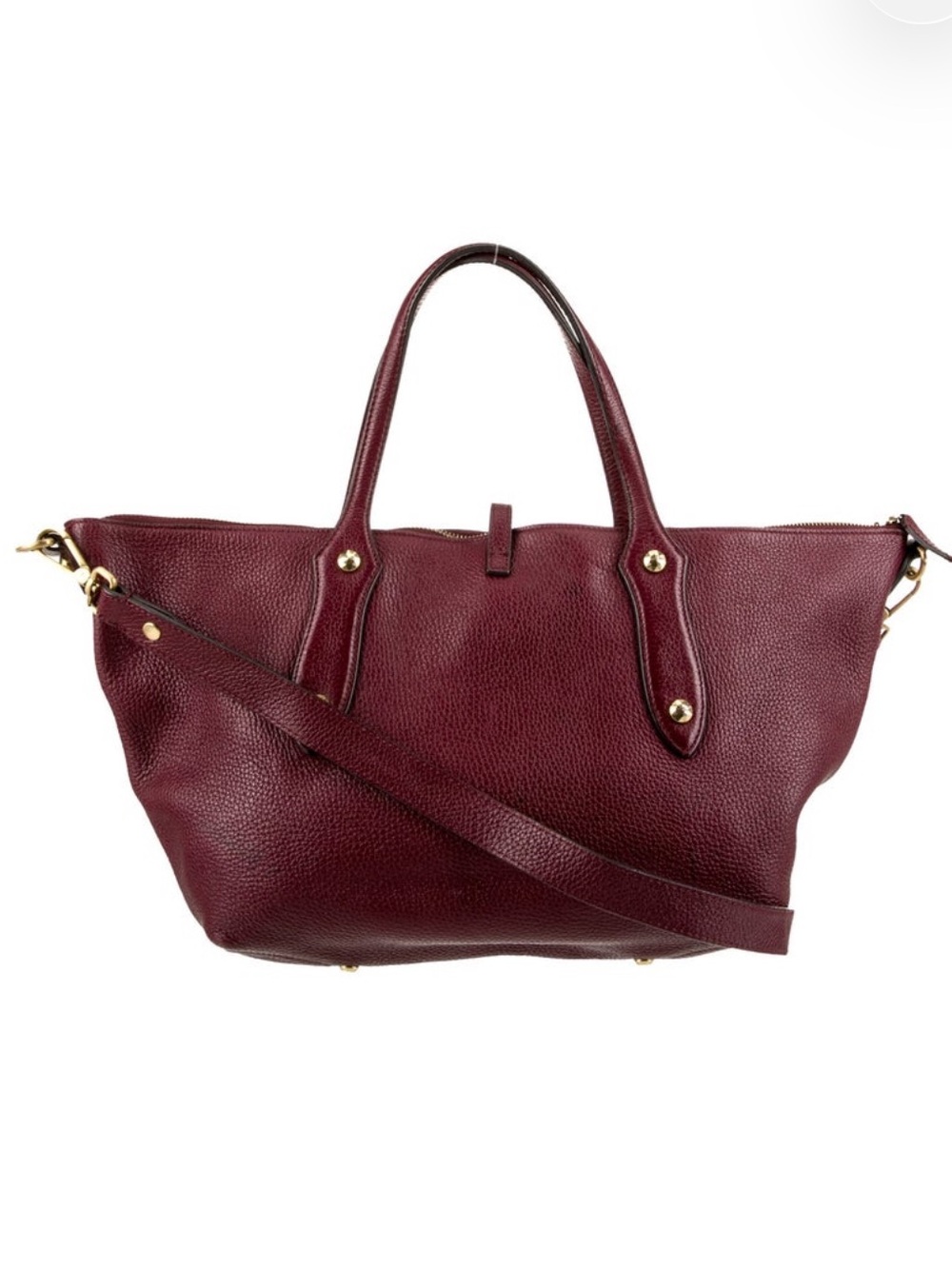Annabel Ingall Isabella Burgundy Maroon Top Handle Crossbody Tote - Picture 4 of 6
